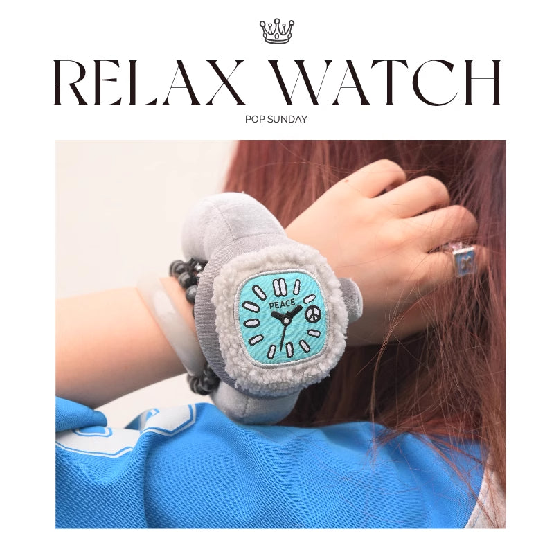 POP SUNDAY Relax Watch Blind Box - Fashion Plush Pendant Gift