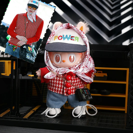 GDragon Style Outfit for Labubu Doll