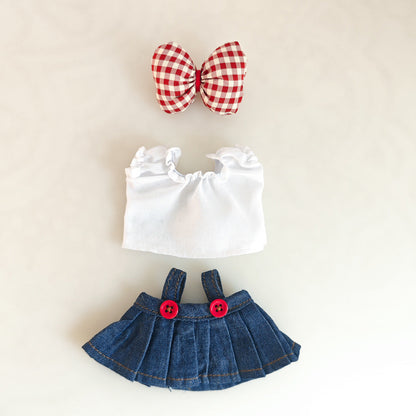 Ropa de muñeca de vinilo LABUBU (ropa para muñecas de 17 cm)