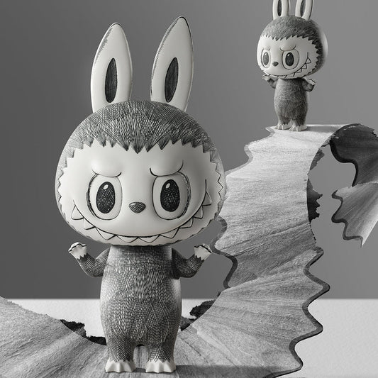 MEGA LABUBU 400% Sketch, Globally Limited