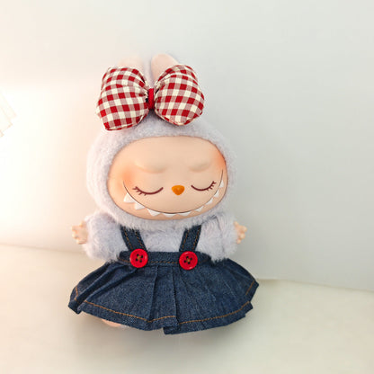Ropa de muñeca de vinilo LABUBU (ropa para muñecas de 17 cm)