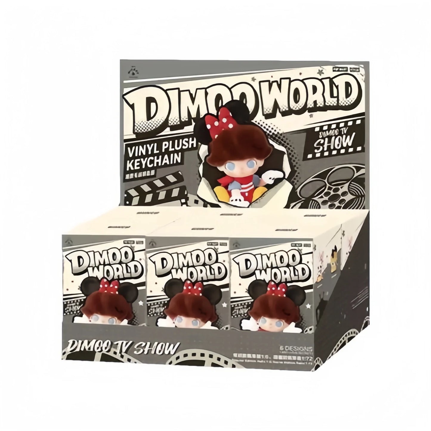 POP MART DIMOO WORLD × DISNEY Series-Vinyl Plush Keychain Blind Box