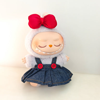 Ropa de muñeca de vinilo LABUBU (ropa para muñecas de 17 cm)