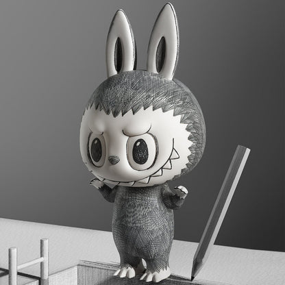 MEGA LABUBU 400% Sketch, Globally Limited