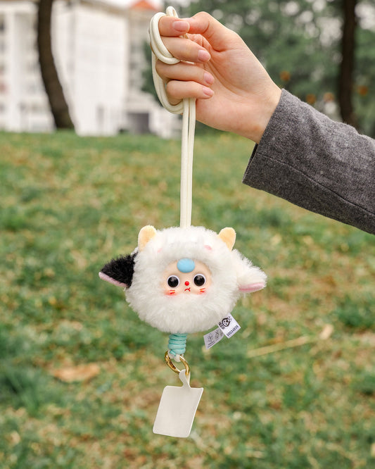 Baby Three Mobile phone lanyard plush blind box
