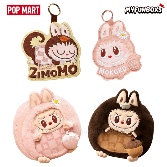 POP MART MOKOKO & ZIMOMO Card Holder Keychain Ita Bag
