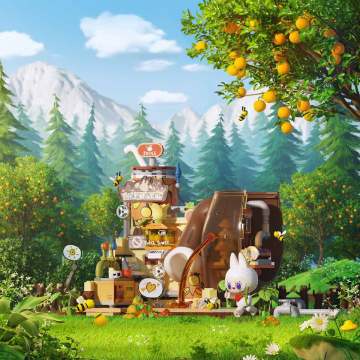 THE MONSTERS Forest Secret Base Series Blocks-Playful Home