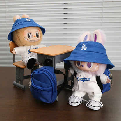 Labubu Baseball Jacket Outfit