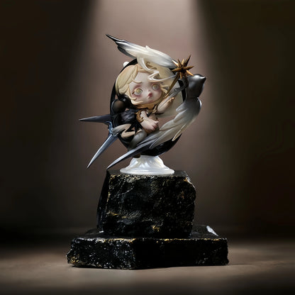 SKULLPANDA Light's Longitude and Latitude Figurine, Hanging Card