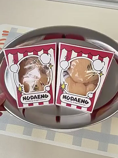 Nudaeng Chicken Nugget Plush Keychain