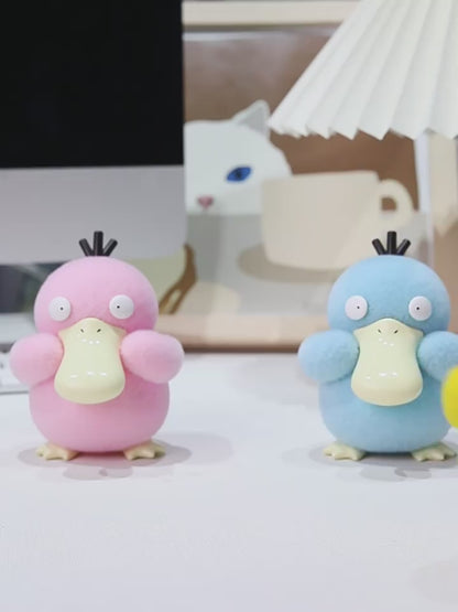 Flocked Psyduck series figures