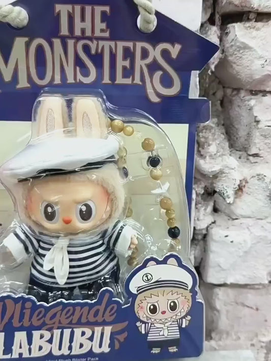 POP MART The Monsters De Vliegende LABUBU Series Sailor Vinyl Plush Hanging Card, POP LAND Exclusive
