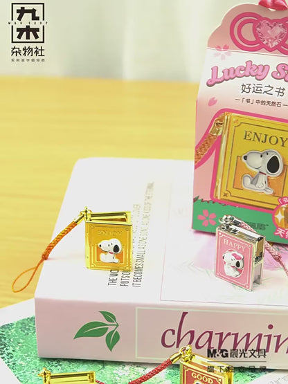 PEANUTS Snoopy Cherry Blossom Crystal Charm surprise box