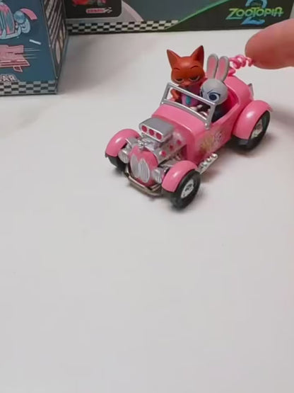 DSN Zootopia 2 CRAZY CAR CAR Series Figure Blind Box