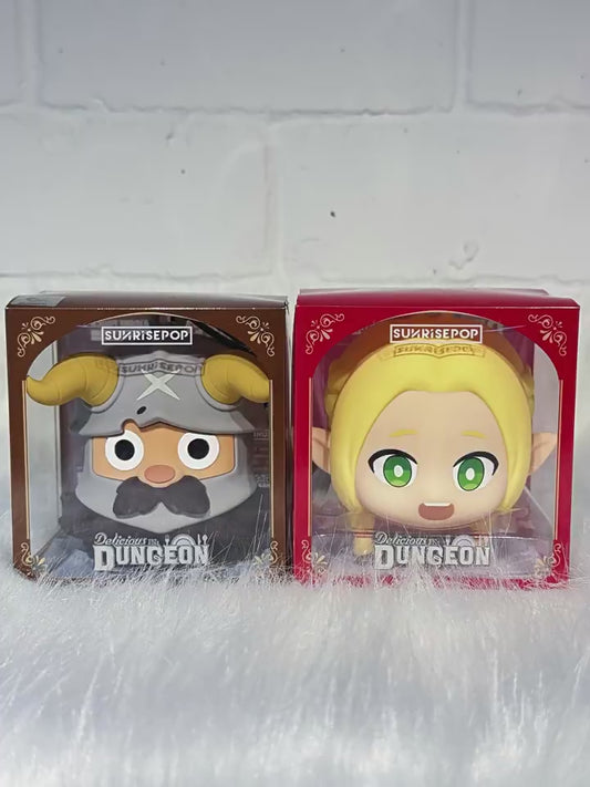SUNRISEPOP Delicious in Dungeon Marcille & Senshi plush coin purse keychain