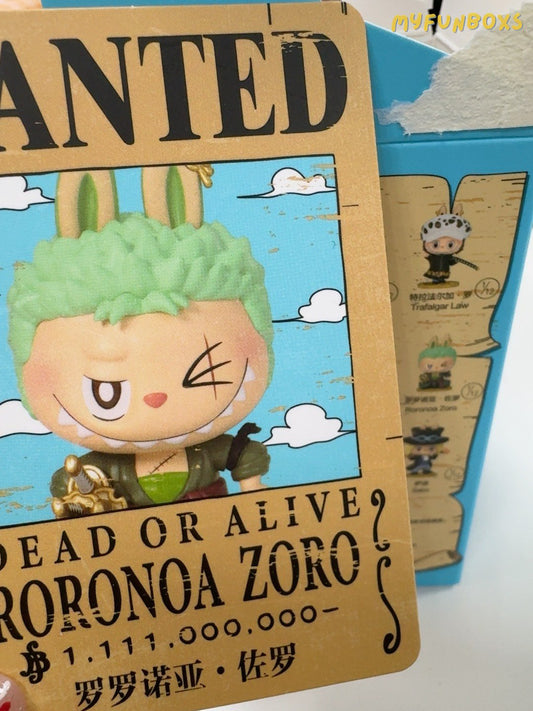 Pop Mart Labubu The Monsters* One Piece Series - Zoro(Opened)