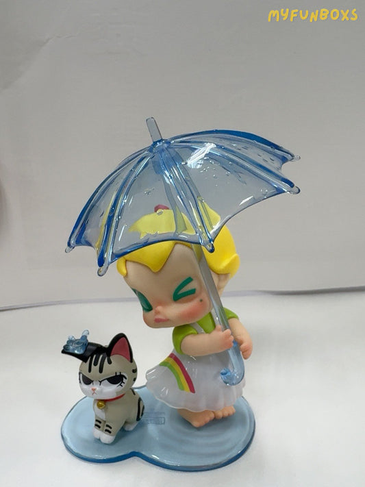 Baby Molly Cat Fun Series Blind Box Figure - Let's Hold an Umbrella Together(Opened)