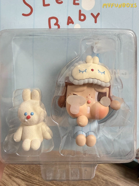 Pop Mart Crybaby blue pajama hanger. Brand new, unopened. Rare. Perfect for collectors.
