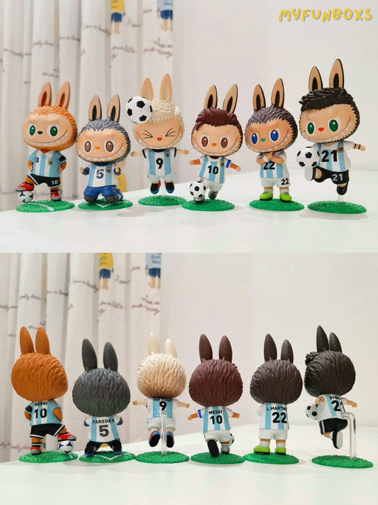 Pop Mart Trabubu Argentina National Football Team Complete Set