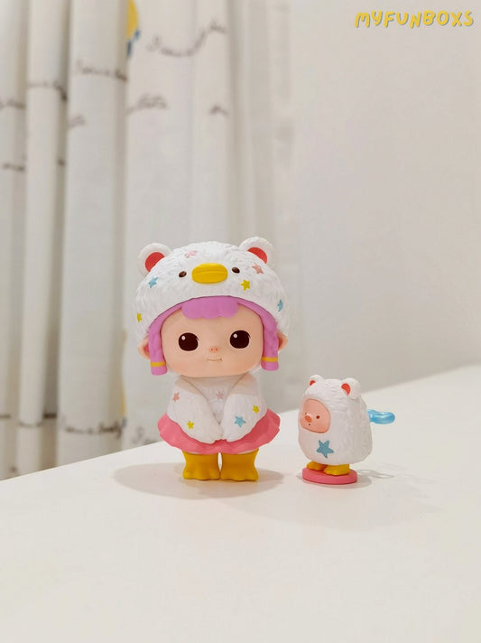 Pop Mart blind box, minico My Toy Party series blind box, Little Star Wind-up Duck - complete box and card - (Opened)