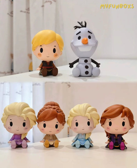 POPMART Sit and Sit Family - Frozen 2 Series Blind Box 6-Pack(Opened)