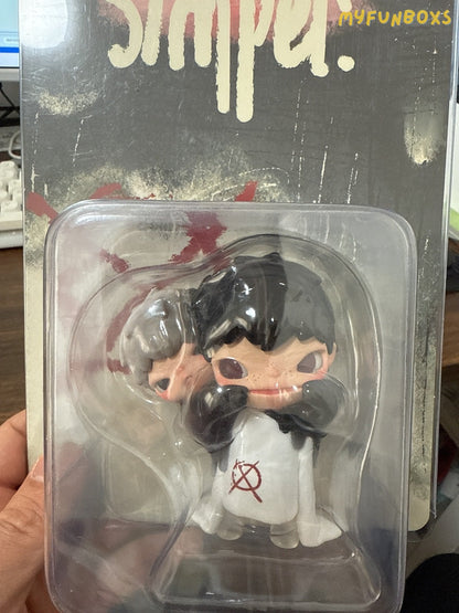Hirono x Simper Collectible Figure on Blister Card