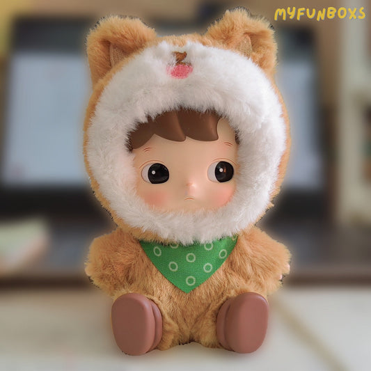Hacipupu Animal Stickers Series Blind Box - Wangwang Chai (Opened)