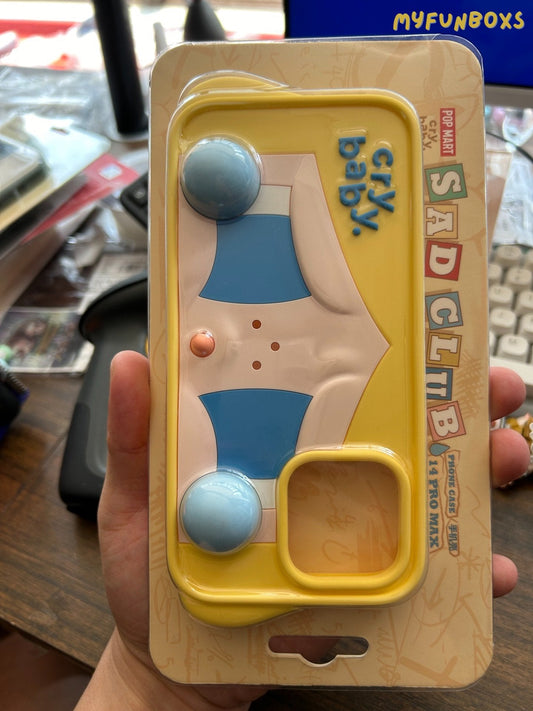 Pop Mart Sadness Club Series iPhone 14/PM Case  Brand new!