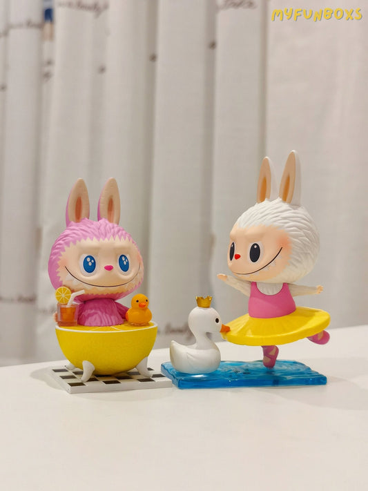 Pop Mart blind box, Labubu fruit series, unpacking boxes and bags.