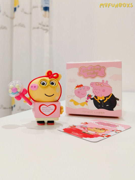 Pop Mart Peppa Pig Wedding Baby Series Blind Box - (Opened)