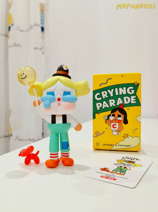 Pop Mart Crybaby Parade Series Long-Legged Clown, unboxing and bagging