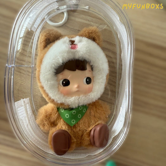 Hacipupu Animal Stickers Series Blind Box - Wangwang Chai (Opened)