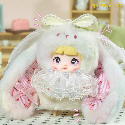 Caja Sorpresa de Figura de Peluche Nommi Baby Sweetheart Bunny Series