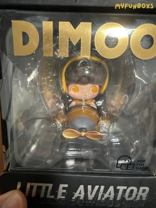 Pop Mart DIMOO Little Aviator, brand new, unopened, rare elevator card, perfect for collectors