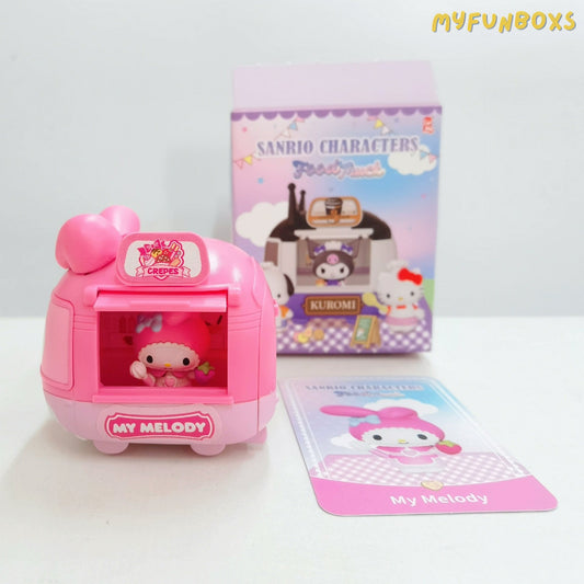 Authentic Sanrio Mobile Food Truck Series Blind Box - My Melody (Box and Cards Complete) (Opened)