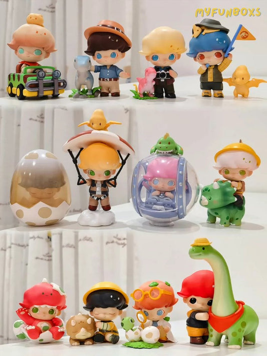 Pop Mart DIMOO Jurassic World series blind box (Whole Set Opened)