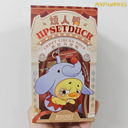 POCKET UPSETDUCK V4 Crazy Circus Duck Series Plush Dolls, Blind Box