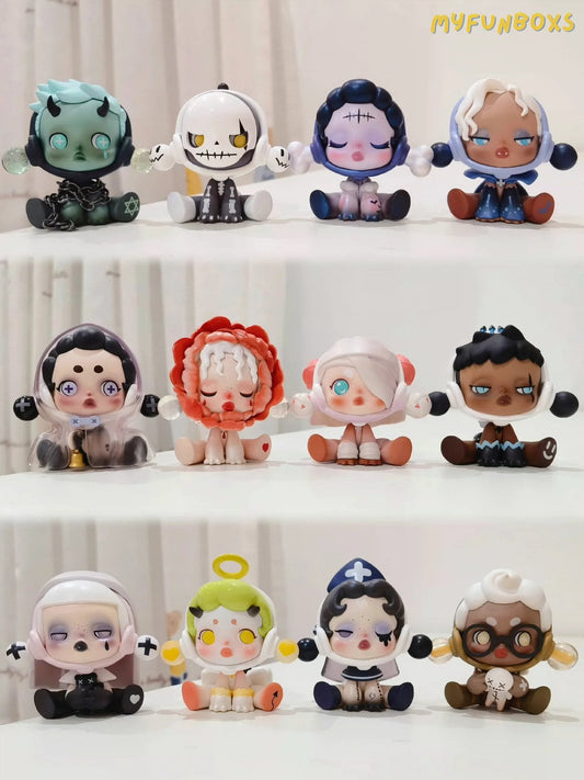 Pop Mart skullpanda SP Jungle Castle 12 basic styles (Whole Set Opened)