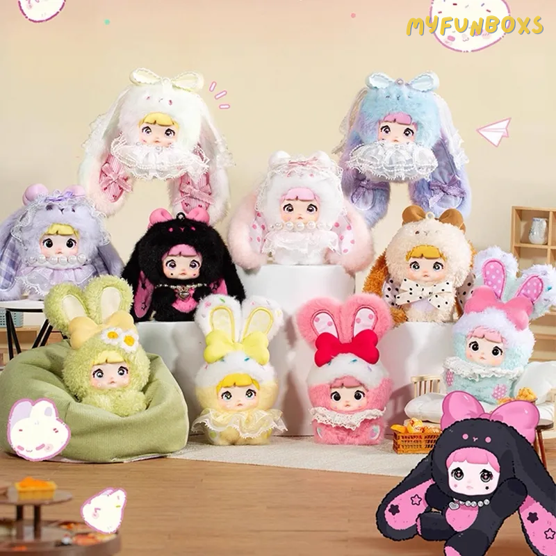 Caja Sorpresa de Figura de Peluche Nommi Baby Sweetheart Bunny Series