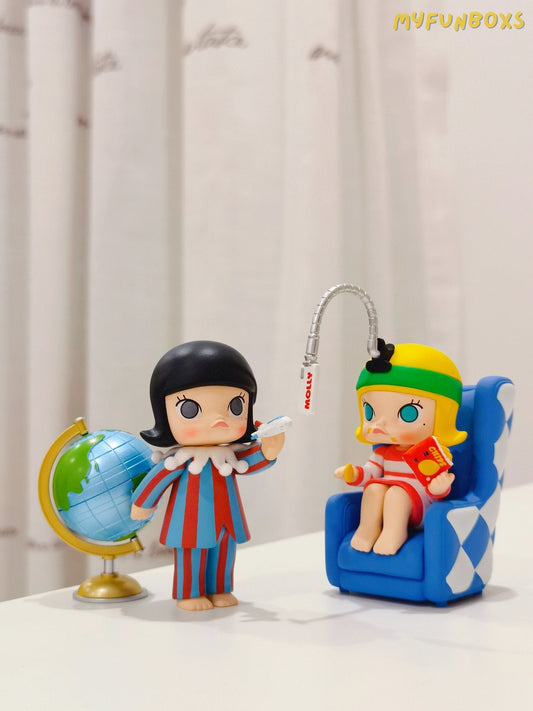 Pop Mart blind box, Molly's Empty Day series blind box - Daydream journey, Couch Potato's daily life - complete box and card - (Opened)