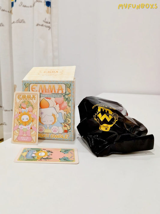 EMMA Secret Forest Birthday Party Blind Box, give you a sunflower, with box and card, unboxed