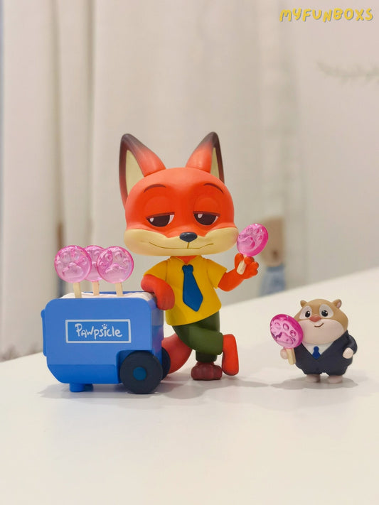 Pop Mart PPMt Disney Zootopia Series - Popsicle Nick, unboxing and bagging