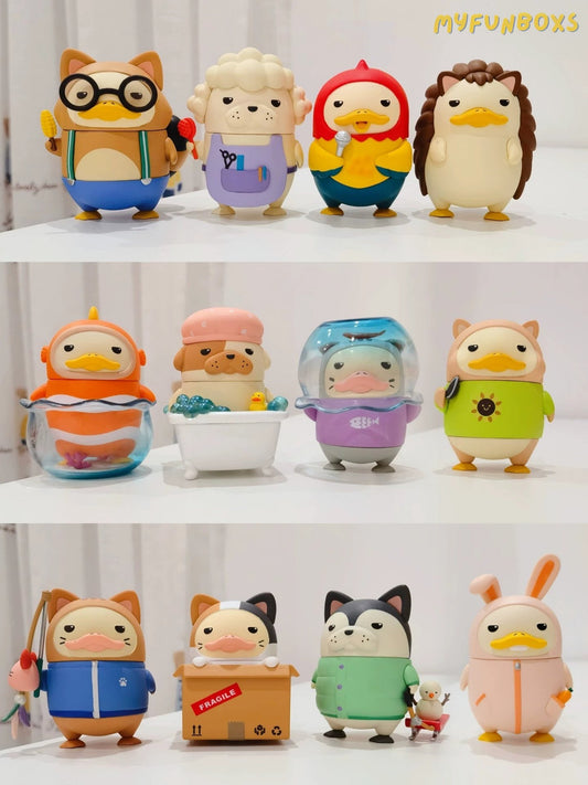 POPMART Duckoo Pet Story Series Whole Set of 12 Basic Models (Whole Set Opened)